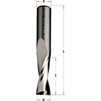 Vollhartmetall Fräser 4x15x60mm S=6mm mit 2 positiv spiralgenuteten Schneiden Z2 Linkslauf von CUT360