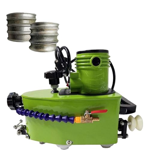 CUTANGELAR Elektrischer Kantenschleifer, professionelle, tragbare 800-W-Glasschleifmaschine, tragbare Kantenschleifmaschine, 8000 U/min, Acryl und Stein mit Einer Dicke von 5–12 mm(Green) von CUTANGELAR