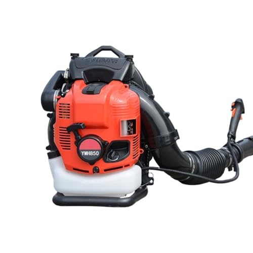 CUTANGELAR Hochleistungs 125cc 4-Takt Rucksackbläser, 6kW Leistung Und 2L Tank, Kein Mischen Erforderlich, Für Großflächige Reinigung Von Laub, Schnee(Red) von CUTANGELAR
