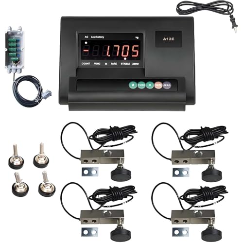 CUTANGELAR Hochleistungs-Viehwaage-Set, professionelle Tierwaage, 5000 kg, Wägezellen aus legiertem Stahl, Überlastschutz, hochpräzise Anzeige, für Schafe, Alpakas und Ziegen CUTANGELAR Hochleistungs-Viehwaage-Set, professionelle Tierwaage, 5000 kg, Wägezellen aus legiertem Stahl, Überlastschutz, hochpräzise Anzeige, für Schafe, Alpakas und Ziegen von CUTANGELAR