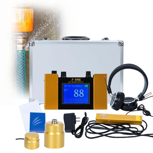 CUTANGELAR Multi-Frequenz Wasserleck Detektor mit LCD Monitor und Kopfhörern, 3m Erfassungstiefe, Geeignet für Feuerlöschschläuche, Heizungsrohre, Wasserversorgungsnetze CUTANGELAR Multi-Frequenz Wasserleck Detektor mit LCD Monitor und Kopfhörern, 3m Erfassungstiefe, Geeignet für Feuerlöschschläuche, Heizungsrohre, Wasserversorgungsnetze von CUTANGELAR