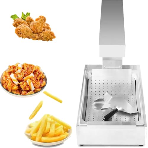CUTANGELAR Platzsparender Pommes-Frites-Wärmer – Professioneller 1000-W-Speisenwärmer, Edelstahl 304, Frischhaltetechnologie und herausnehmbarer Fettauffangschale (795 × 445 × 210 mm) von CUTANGELAR