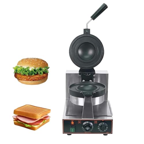 CUTANGELAR UFO-Eiscreme-Burger-Waffeleisen für den gewerblichen Gebrauch: Elektrische Waffeltüte, Burger-Waffeleisen, für den privaten und gewerblichen Gebrauch.(Single Head) von CUTANGELAR