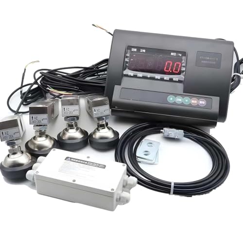 CUTANGELAR Viehwaagen-Set, Hochpräzise Bodenwaage mit 4-adrigem Anschlusskasten,C3-Genauigkeit Tierwaage, Tragkraft 5000 kg, wasserdicht, für Rinder, Schweine, Schafe, Ziegen CUTANGELAR Viehwaagen-Set, Hochpräzise Bodenwaage mit 4-adrigem Anschlusskasten,C3-Genauigkeit Tierwaage, Tragkraft 5000 kg, wasserdicht, für Rinder, Schweine, Schafe, Ziegen von CUTANGELAR