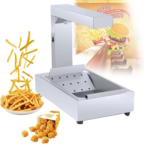 CUTANGELAR Wärmelampe in Restaurantqualität – Edelstahl-Wärmeschrank1000-W- für knusprige Pommes, Burger und Snacks mit einfachem EIN-/Ausschalter (795 × 445 × 210 mm) von CUTANGELAR