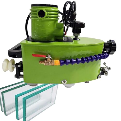 CUTANGELAR XHand-Glasschleifmaschine, Präzisions-Glasfasenmaschine mit 800 W, elektrischer Kantenschleifer mit 8000 U/min, geräuscharmer Motor, zum Schleifen gerader, runder Fasenkanten.(Green) von CUTANGELAR