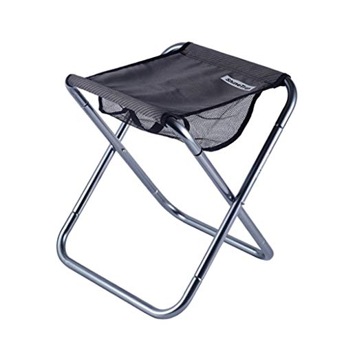 CUTICATE Klappbar Hocker Aluminium Klapphocker Faltbar Campinghocker Falthocker Sitzhocker, Max.150kg - Grau CUTICATE Klappbar Hocker Aluminium Klapphocker Faltbar Campinghocker Falthocker Sitzhocker, Max.150kg - Grau von CUTICATE