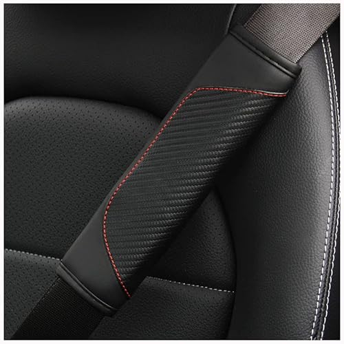CUTSKY 2 Stück Auto-Sicherheitsgurt-Abdeckung für Renault Megane Grandtour (LH) (RH) Trafic Kombi Triber, Bequem Geschmeidig Auto-Sicherheitsgurt Schultern Schutz Gerät,A-Black von CUTSKY