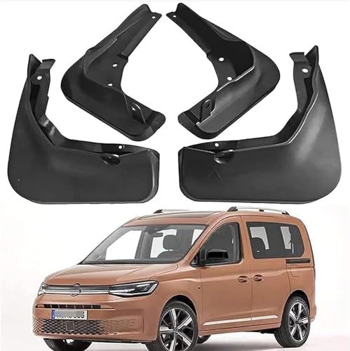 CUTSKY 4 StüCk Auto SchmutzfäNger für VW Caddy 2004-2015, Schmutzfänger Vordere Hintere Spritzschutz Staubdicht Spritzfest Styling Zubehör von CUTSKY