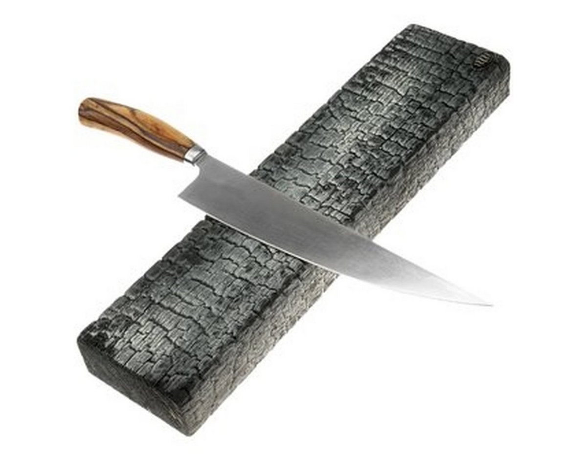 CUTTWORXS Wand-Magnet Messer-Leiste Messerleiste PyroStripe Ascheoptik Magnet-Wandhalter bis zu 6 Messer von CUTTWORXS