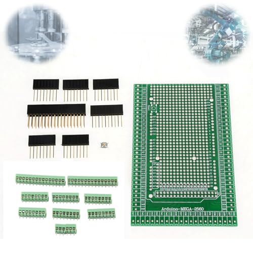 Klemmenmodul-Set, Klemmblöcke, Modul R31, MEGA-2560, Klemmleiste, Abschirmung, Schraubklemmenblock, PCB-Träger für von CUTULAMO