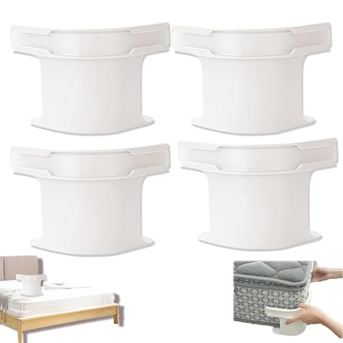 CUVZORA 4 Stück Bettlakenhalter mit Verschlussstreifen, Universelle für alle Matratzentypen, Robustes PVC Material, rutschfeste Fixierung, Ideal fürGästezimmer und Kinderzimmer CUVZORA 4 Stück Bettlakenhalter mit Verschlussstreifen, Universelle für alle Matratzentypen, Robustes PVC Material, rutschfeste Fixierung, Ideal fürGästezimmer und Kinderzimmer von CUVZORA