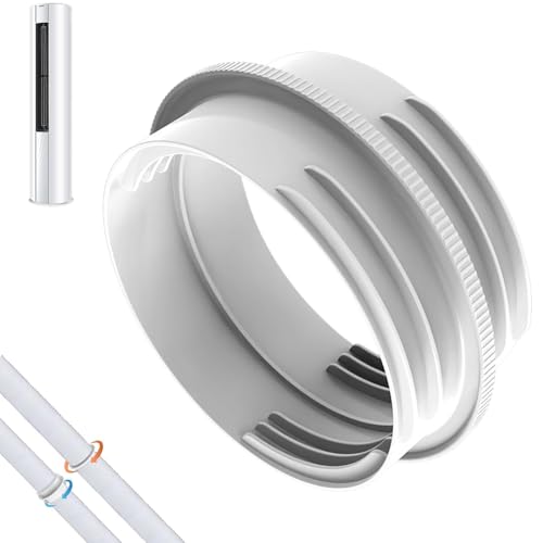 CUVZORA Klimaanlagen Abluftschlauch Adapter, Bewegung Klimaanlagen Schlauchkupplung, Universal-Klimaanlagen-Auspuffkrümmerverschraubung, (130mm innen/150mm Außen) von CUVZORA