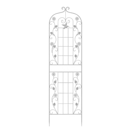 Rankgitter Metall Himbeeren Rosen Rankhilfe, Garten-Rosenspalier, gewölbte Außendekoration, metallbeschichtetes, rostfreies Rankgitter für Kletterpflanzen im Freien, Rosen, Gemüse, Weinreben, Gurken ( von CUXAHO