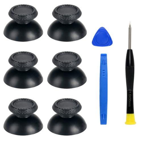 CUZKC 3 Paar Thumbsticks kompatibel mit ps5 & mit ps4 Controller, 3pcs Ersatz-Sticks & Tools fur ps5 Controller Sticks, Texturiert Analogsticks Joystick Aufsätze für ps5 für ps4 pro Slim Controller CUZKC 3 Paar Thumbsticks kompatibel mit ps5 & mit ps4 Controller, 3pcs Ersatz-Sticks & Tools fur ps5 Controller Sticks, Texturiert Analogsticks Joystick Aufsätze für ps5 für ps4 pro Slim Controller von CUZKC