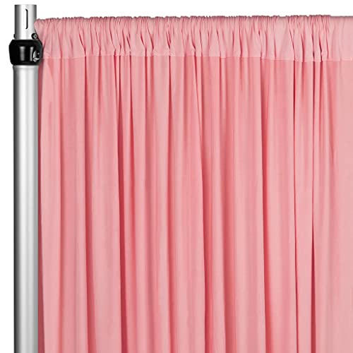 RCZ Decor Spandex 4-Wege-Stretch-Vorhang, 3,6 x 152,4 cm, Dusty Rose/Malve, 1 Stück von CV Linens