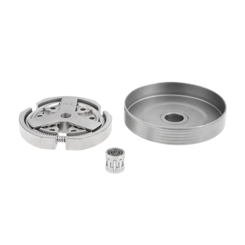 CVAADV 1 Set Kettenteilung 3/8 Kupplungstrommel & Kupplung & Nadellager 3 in 1 Kompatibel mit Kettensäge 3800 Gartenwerkzeugteile von CVAADV