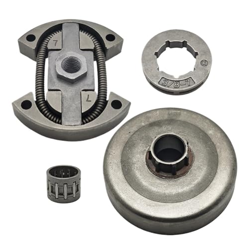 CVAADV 3/8"-7T Kupplungstrommel-Felgenkettenrad-Lagersatz, kompatibel mit 55 Rancher 50 51 261 262 Kettensägen, Ersatzteil, Nadelkäfig CVAADV 3/8"-7T Kupplungstrommel-Felgenkettenrad-Lagersatz, kompatibel mit 55 Rancher 50 51 261 262 Kettensägen, Ersatzteil, Nadelkäfig von CVAADV