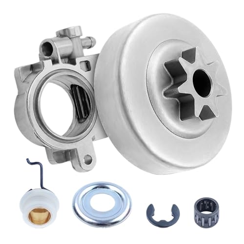 CVAADV 3/8 Zoll 7T Kupplungstrommelpumpe Schneckengetriebe-Kit Kompatibel mit 029 039 MS290 MS310 MS390 MS311 MS391 Kettensäge von CVAADV