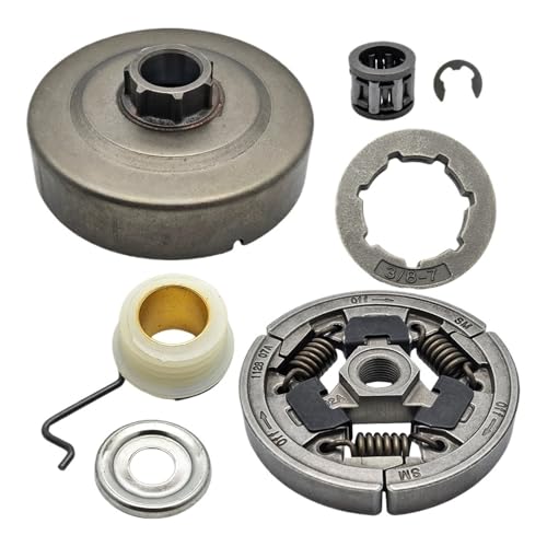 CVAADV 3/8 Zoll Felgenkettenrad-Kupplungstrommel-Kit, kompatibel mit MS340 MS360 034 036 Kettensäge, Schneckengetriebe, Unterlegscheibe, Nadellager, Ersatzteil CVAADV 3/8 Zoll Felgenkettenrad-Kupplungstrommel-Kit, kompatibel mit MS340 MS360 034 036 Kettensäge, Schneckengetriebe, Unterlegscheibe, Nadellager, Ersatzteil von CVAADV