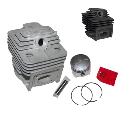 CVAADV 40MM & 44MM Zylinderkolbensatz Kompatibel mit 43CC 52CC 1E44F-5 44F-5 44-5 BG520 CG520 CG430 1E40F-5 40-5 Freischneider-Trimmerteile(44-5 44mm) von CVAADV