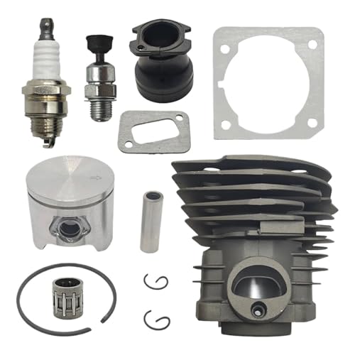 CVAADV 44 mm Zylinderkolben-Ansaugmanschetten-Dichtungssatz, kompatibel mit 353 351 350 346 XP 340 Kettensäge 503869971, 503866301 W Nadellager von CVAADV
