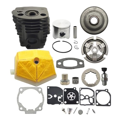 CVAADV 45 mm Zylinderkolben-Kupplungstrommel-Kit, kompatibel mit 55 51 50 Kettensäge, 325 Zoll 7T Kettenradlager, Kettensägenmotor, Motorteile CVAADV 45 mm Zylinderkolben-Kupplungstrommel-Kit, kompatibel mit 55 51 50 Kettensäge, 325 Zoll 7T Kettenradlager, Kettensägenmotor, Motorteile von CVAADV