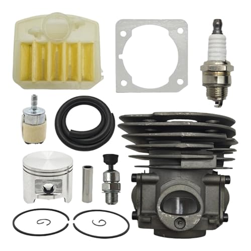 CVAADV 45 mm Zylinderkolben-Luftfiltersatz, kompatibel mit 353 346XP 350 Kettensäge, 537253002, 503862803 Zündkerze CVAADV 45 mm Zylinderkolben-Luftfiltersatz, kompatibel mit 353 346XP 350 Kettensäge, 537253002, 503862803 Zündkerze von CVAADV