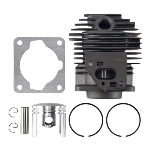 CVAADV Zylinderkolbensatz 36 MM, kompatibel mit Mitsubishi TL33 1E36F-2GN McCulloch B33B 33CC Motor, Freischneider, Rasentrimmer von CVAADV