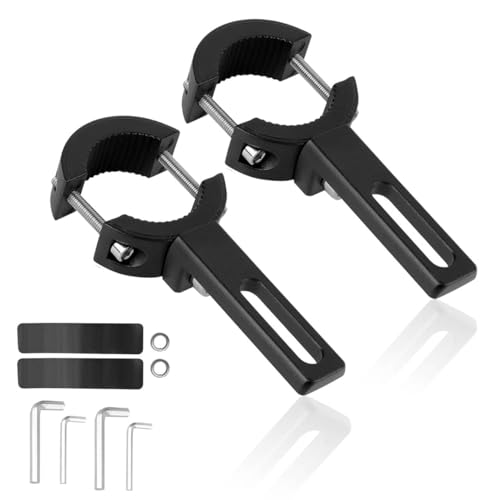 2 Stück Halterungen für Motorrad-Scheinwerfer, 20mm-38mm Verstellbare Motorrad Scheinwerfer Halterung Universelle Motorrads Lichthalterung Scheinwerferhalterung 2 Stück Halterungen für Motorrad-Scheinwerfer, 20mm-38mm Verstellbare Motorrad Scheinwerfer Halterung Universelle Motorrads Lichthalterung Scheinwerferhalterung von CVASNF