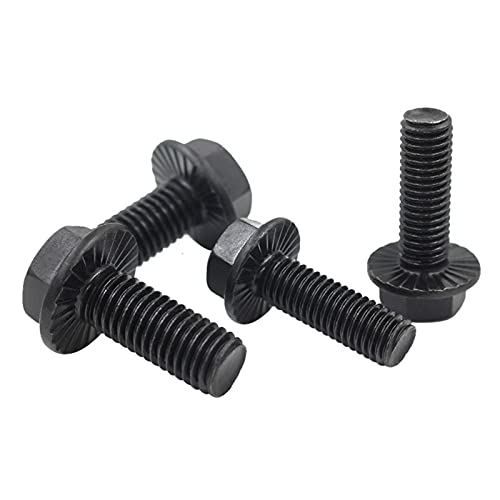 M5-m12 Carbon Steel Hexagon Flanschschrauben mit Tooth Gleitschutz Screw, M12 (1St), 45mm von CVBF