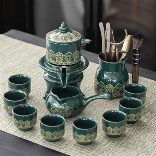 Teekannen und Kaffeegeschirr Reise-Teeset Teetassen-Set Hochwertiges Automatisches Tee-Set Teegeschirr Teesieb Chinesisches Kung-Fu-Reisetee-Set Teekanne Aus Knochenporzellan Teeservice(G) von CVCMGDGNEA