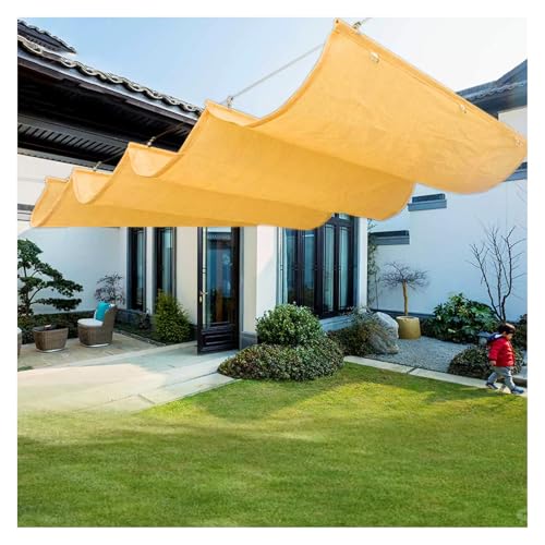 CVERTHAF Einziehbare Pergola-Sonnenschutzabdeckung für Terrassendecks und Verandas. U-förmiges Wellendesign. Flexible Überdachung mit Schiebemarkise. Inklusive Aufhängedrahtkabel. 8,03 m Länge und 1, CVERTHAF Einziehbare Pergola-Sonnenschutzabdeckung für Terrassendecks und Verandas. U-förmiges Wellendesign. Flexible Überdachung mit Schiebemarkise. Inklusive Aufhängedrahtkabel. 8,03 m Länge und 1, von CVERTHAF