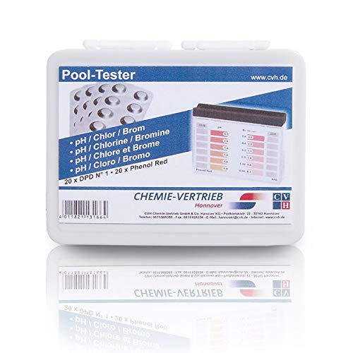 CVH Chemie Pooltester Testtabletten Pool Tester Chlor Brom pH Teststreifen von CVH Chemie