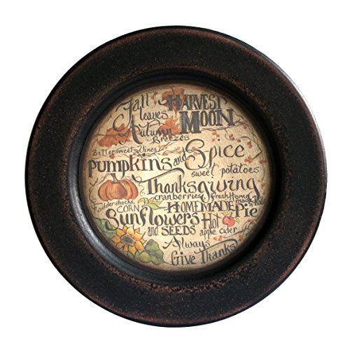 CVHOMEDECO. Primitive Vintage Herbst Dekorative Holzplatte Festival Display Holzplatte Wohnkultur Kunst, 28,5 cm von CVHOMEDECO.