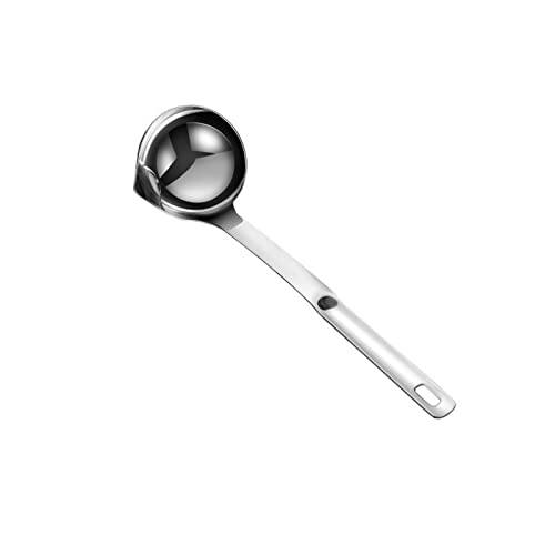 CVNIMV Edelstahl-Schöpflöffel mit Filter, Fettlöffel, Öltrennung und Suppentrennung, Küchensieb, Haushaltsutensilien, Schöpflöffel CVNIMV Edelstahl-Schöpflöffel mit Filter, Fettlöffel, Öltrennung und Suppentrennung, Küchensieb, Haushaltsutensilien, Schöpflöffel von CVNIMV