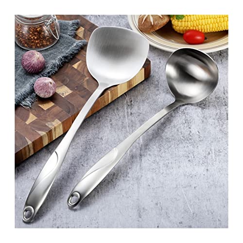 CVNIMV FLI Mat Schöpflöffel und Woklöffel aus Edelstahl für das Kochen zu Hause Wok-Turner mit hitzebeständigem Griff Typ S CVNIMV FLI Mat Schöpflöffel und Woklöffel aus Edelstahl für das Kochen zu Hause Wok-Turner mit hitzebeständigem Griff Typ S von CVNIMV