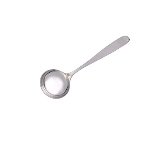 CVNIMV Schöpfkelle aus robustem 304 18/8 Edelstahl mit komfortablem Griff, Mini-Farbige tiefe Schöpfkelle Suppen-Servierlöffel, 18 cm Suppenkelle von CVNIMV