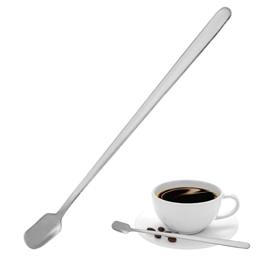 Langer Rührlöffel, Kerzenwachsmixer, Löffel, multifunktional, Edelstahl, langer Griff, Bar-Rührlöffel, Cocktail-Bar-Werkzeug, Rührlöffel für Kaffee, Tee, Wachskerze, Kochlöffel Langer Rührlöffel, Kerzenwachsmixer, Löffel, multifunktional, Edelstahl, langer Griff, Bar-Rührlöffel, Cocktail-Bar-Werkzeug, Rührlöffel für Kaffee, Tee, Wachskerze, Kochlöffel von CVNRCLP