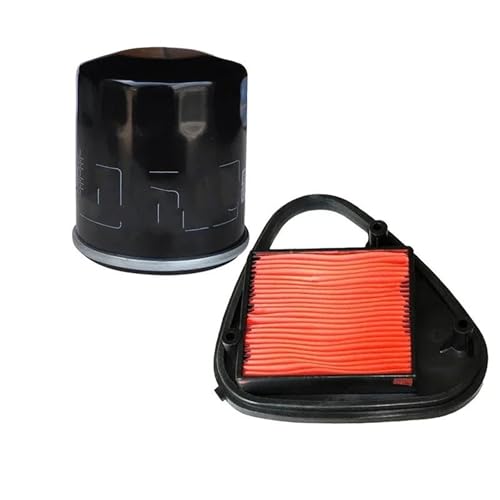 CVPX Doppelschicht Stahlfilter‌ Motorrad-Luftfilter und Ölfilter passend für Honda VT600 Shadow VLX 600 VT600C 1988–1998 Kompatibel 2-Takt-Motoren‌ von CVPX