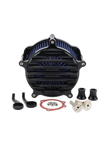 CVPX Doppelschicht Stahlfilter‌ Passend für Harley Sportster Iron883 Motorrad-Luftfilter-Kits Luftfilter-Ansaugfilter Achtundvierzig Zweiundsiebzig XL Kompatibel 2-Takt-Motoren‌(C) von CVPX