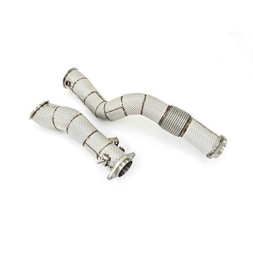 CVPX Motorventile Auspuffrohr passend für G80 M3 G82 M4 G87 M2 S58 3.0T SS304 Auspuffkrümmer mit Hitzeschild Turbo Magnetventil von CVPX