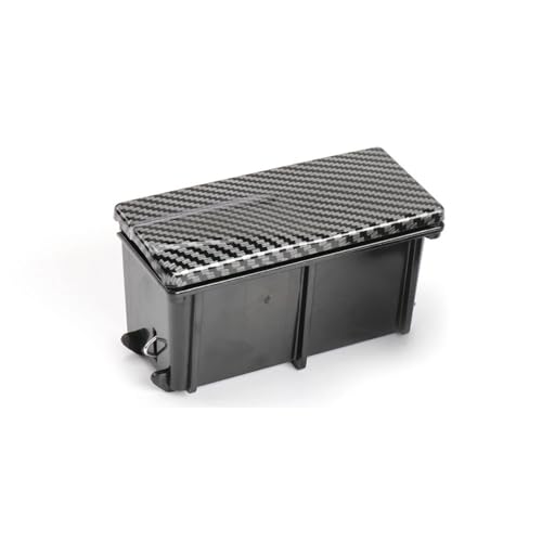 CVPX Schwarzer Carbon-Faser-Auto-Vordermittelkonsolen-Aschenbecher passend für Mercedes Benz ML GL W166 GLE GLS 1668103330(Carbon Fiber) von CVPX