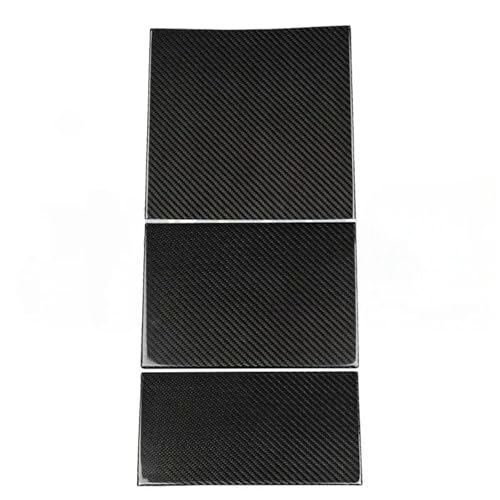 Carbon Fiber Fit Für Tesla Modell 3 Highland 2024 Y Juniper 2025 Center Konsole Abdeckung Panel(Bright Carbon Fiber) von CVPX