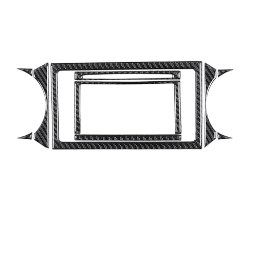 Center Console Navigation Dekorieren Abdeckung Trim Fit Für Tacoma Double Cab 2016-2020 2021 2022 2023 Auto Innen Zubehör(Carbon Fiber B) von CVPX