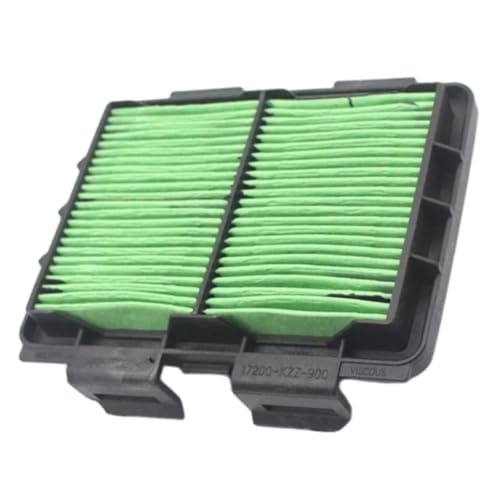 Doppelschicht Stahlfilter‌ 17220-KZZ-900 Motorrad-Luftfilter-Ansaugreiniger Passend für Honda CRF 250 CRF250 CRF250L M Rally 2013 2014 2015 2016 Kompatibel 2-Takt-Motoren‌(Green) von CVPX