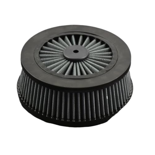 Doppelschicht Stahlfilter‌ Motorrad Grau Rot Blau Ersatz Luftfilter Ansaugfiltersystem Inneres Element Passend Für Harley Touring Dyna Softail Sportster XL Kompatibel 2-Takt-Motoren‌(Gray Air Filter K von CVPX