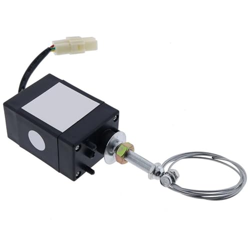 Elektromagnetisches Ventil, Motorstopp-Magnetventil, elektrischer Drosselklappensteller, Abschaltmagnetventil, 12 V/24 V, 90–110 N(Normal open 24V) von CVPX