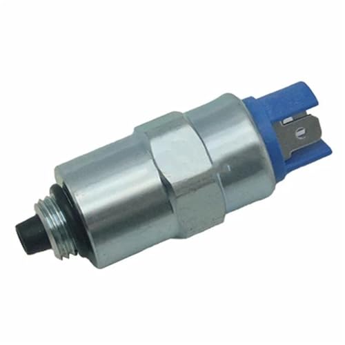 Kraftstoff Absperrmagnetventil 12/24V 7167-620C Kraftstoff Abschaltung Pumpe Magnet Fit Für Cav Dpa Dps Perkins HPS103 7185-900T 7185-900P 26420472 7167-620D Abschaltmagnetventil(12V) von CVPX