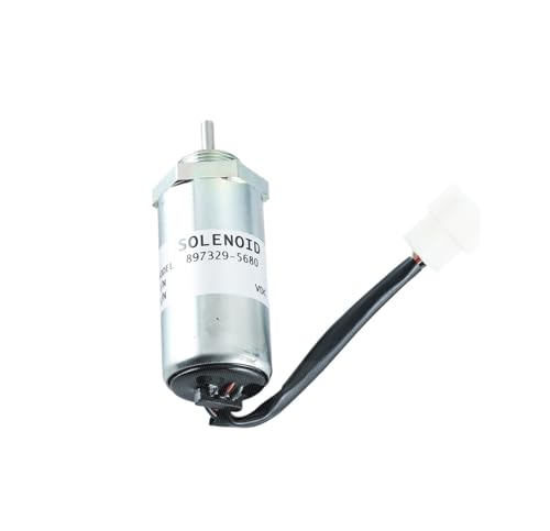 Kraftstoff Absperrmagnetventil 12V Kraftstoffabschaltmagnet 897329-5680 Passend für Isuzu 3LD1 3LD2 4LE1 Motor Passend für Hitachi Kobelco SK75-8 185206401 Abschaltmagnetventil Kraftstoff Absperrmagnetventil 12V Kraftstoffabschaltmagnet 897329-5680 Passend für Isuzu 3LD1 3LD2 4LE1 Motor Passend für Hitachi Kobelco SK75-8 185206401 Abschaltmagnetventil von CVPX